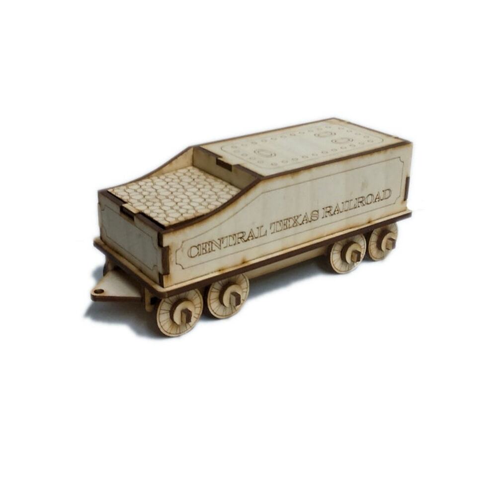 SanaLoma Laser Train Coal Tender Car Birchwood Kit Central Texas Railroad NIP